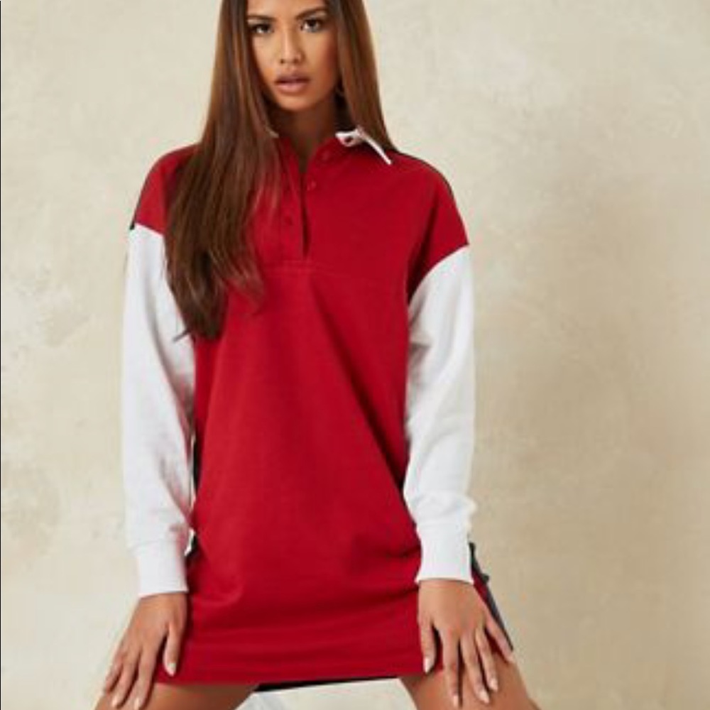 NWT ASOS Rugby Shirt Dress